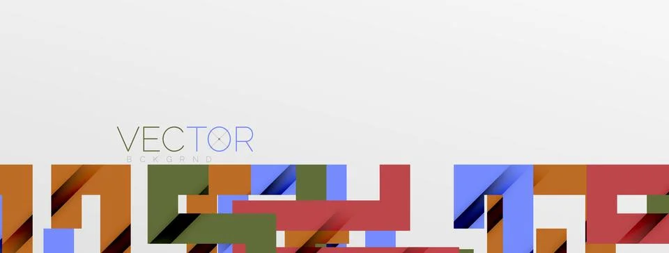 Color bend lines with shadow texture effect. Vector Illustration For Wallpaper Stock Illustration