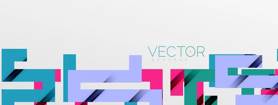 Color bend lines with shadow texture effect. Vector Illustration For Wallpaper Stock Illustration