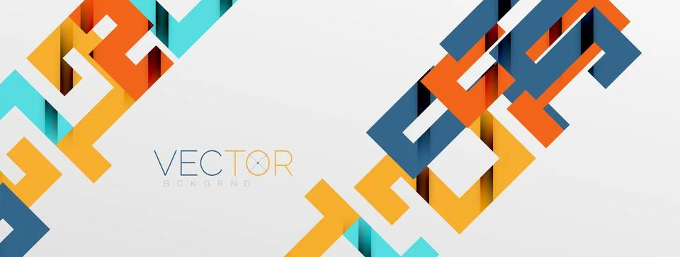 Color bend lines with shadow texture effect. Vector Illustration For Wallpaper Stock Illustration