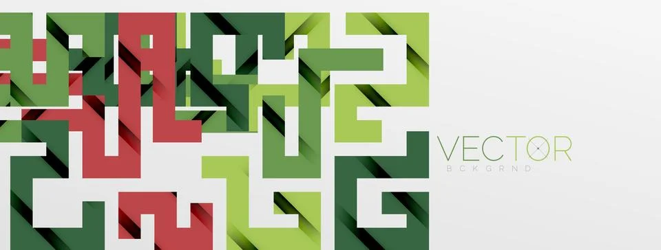 Color bend lines with shadow texture effect. Vector Illustration For Wallpaper Stock Illustration