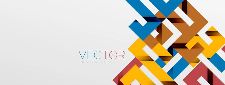 Color bend lines with shadow texture effect. Vector Illustration For Wallpaper Stock Illustration