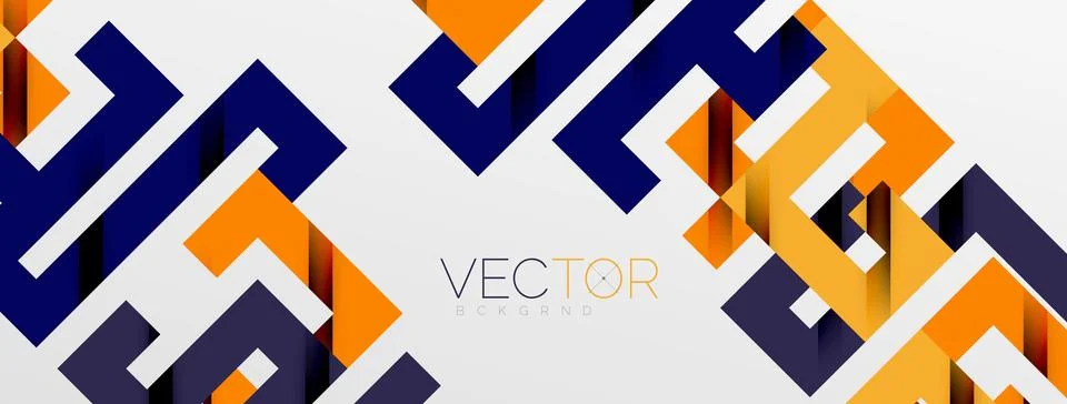 Color bend lines with shadow texture effect. Vector Illustration For Wallpaper Stock Illustration