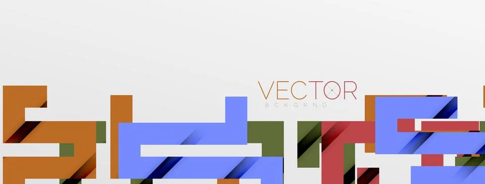 Color bend lines with shadow texture effect. Vector Illustration For Wallpaper Stock Illustration