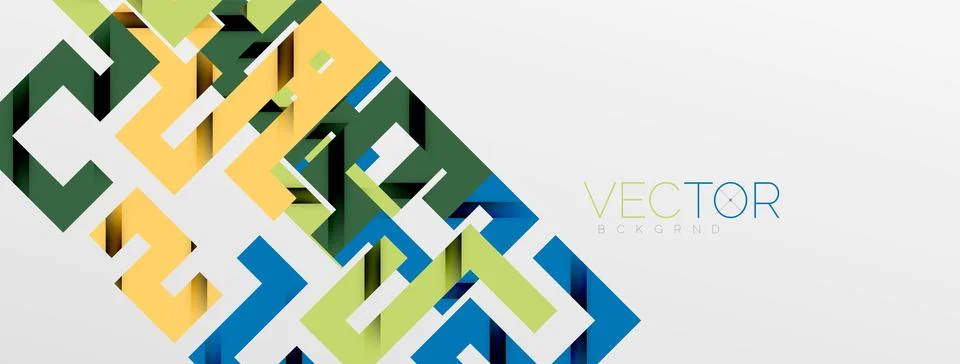 Color bend lines with shadow texture effect. Vector Illustration For Wallpaper Stock Illustration