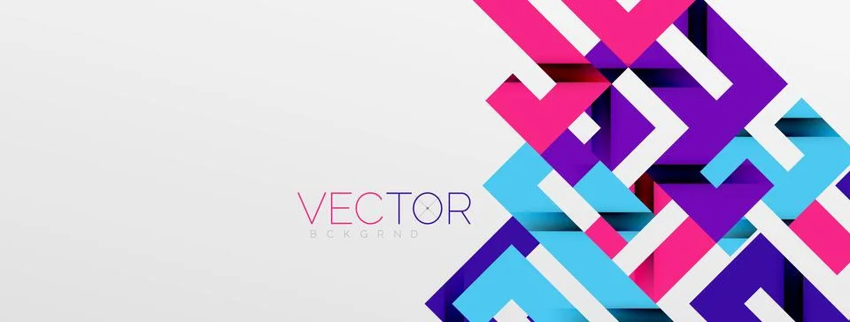 Color bend lines with shadow texture effect. Vector Illustration For Wallpaper Stock Illustration