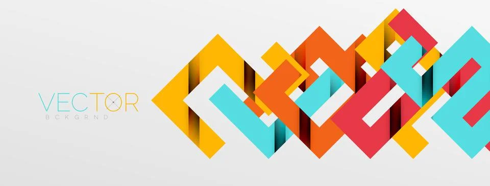 Color bend lines with shadow texture effect. Vector Illustration For Wallpaper Stock Illustration