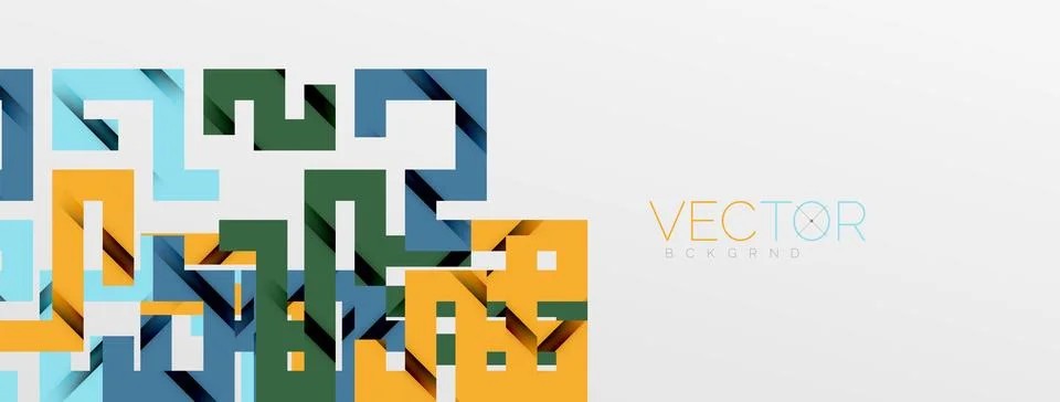 Color bend lines with shadow texture effect. Vector Illustration For Wallpaper Stock Illustration