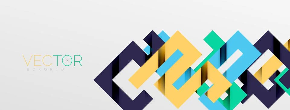 Color bend lines with shadow texture effect. Vector Illustration For Wallpaper Stock Illustration