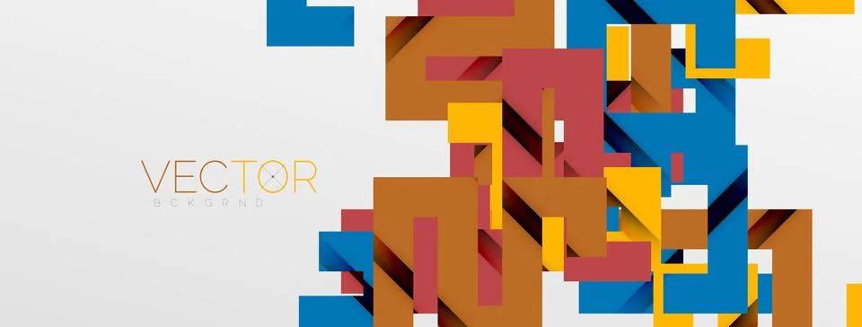 Color bend lines with shadow texture effect. Vector Illustration For Wallpaper Stock Illustration