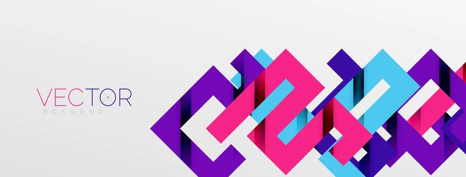 Color bend lines with shadow texture effect. Vector Illustration For Wallpaper Stock Illustration