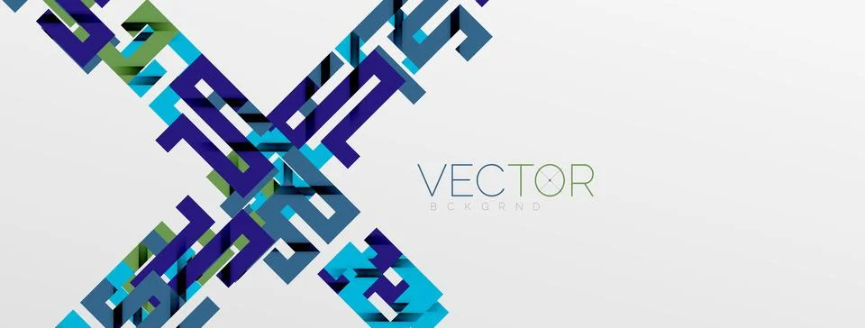 Color bend lines with shadow texture effect. Vector Illustration For Wallpaper Stock Illustration