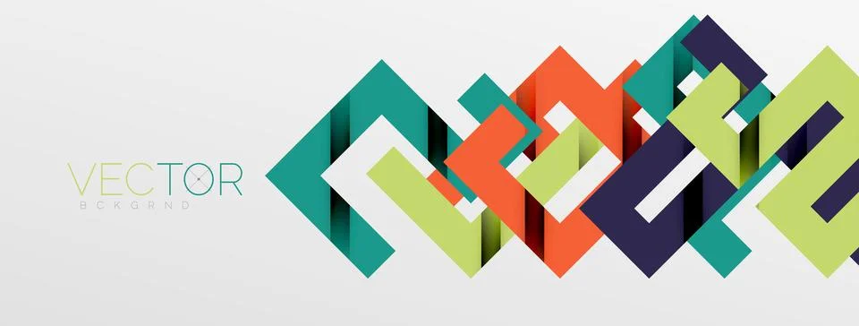 Color bend lines with shadow texture effect. Vector Illustration For Wallpaper Stock Illustration