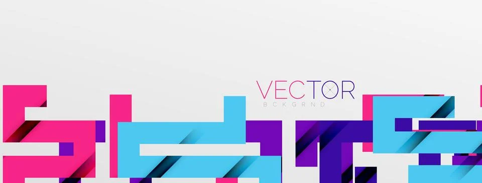 Color bend lines with shadow texture effect. Vector Illustration For Wallpaper Stock Illustration