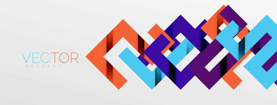 Color bend lines with shadow texture effect. Vector Illustration For Wallpaper Stock Illustration