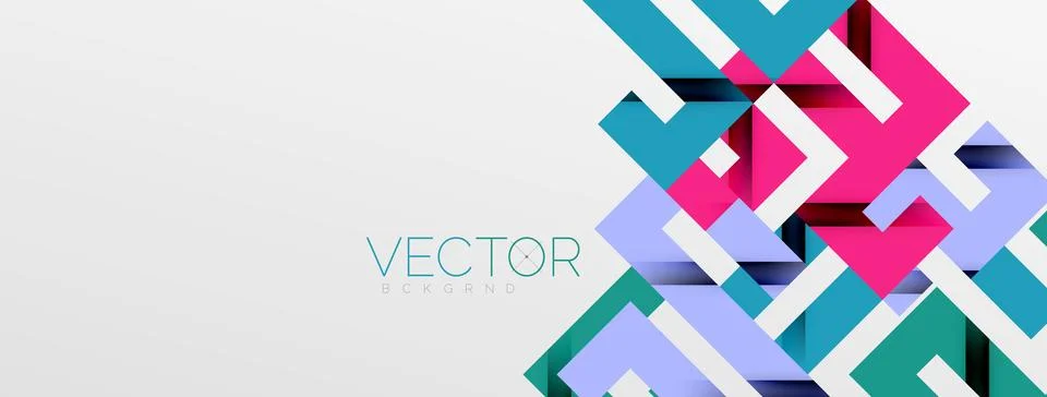 Color bend lines with shadow texture effect. Vector Illustration For Wallpaper Stock Illustration