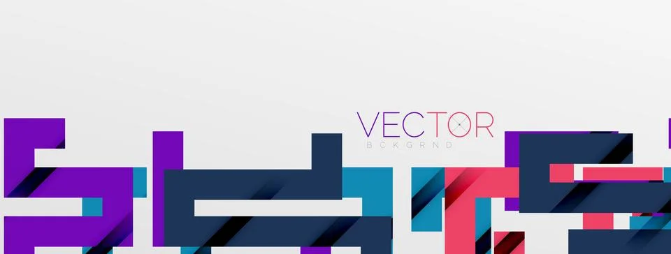 Color bend lines with shadow texture effect. Vector Illustration For Wallpaper Stock Illustration