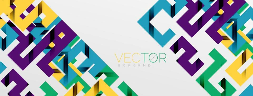 Color bend lines with shadow texture effect. Vector Illustration For Wallpaper Stock Illustration