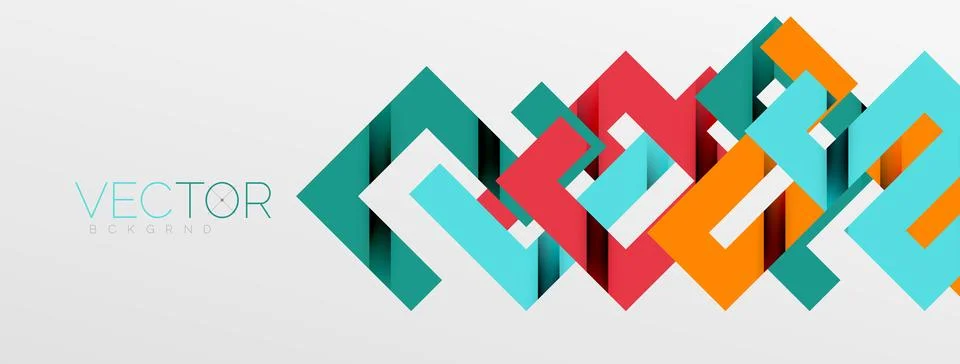 Color bend lines with shadow texture effect. Vector Illustration For Wallpaper Stock Illustration
