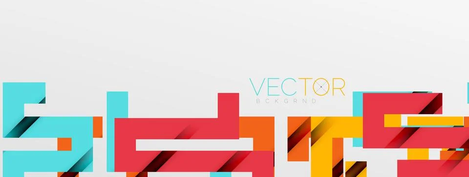 Color bend lines with shadow texture effect. Vector Illustration For Wallpaper Stock Illustration