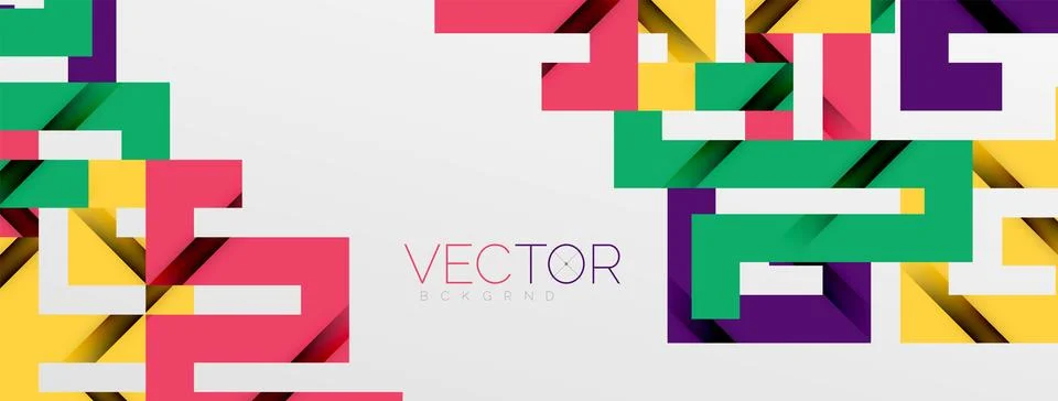 Color bend lines with shadow texture effect. Vector Illustration For Wallpaper Stock Illustration