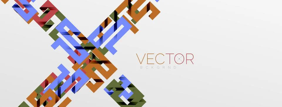 Color bend lines with shadow texture effect. Vector Illustration For Wallpaper Stock Illustration