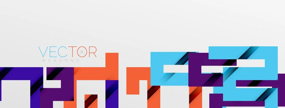 Color bend lines with shadow texture effect. Vector Illustration For Wallpaper Stock Illustration