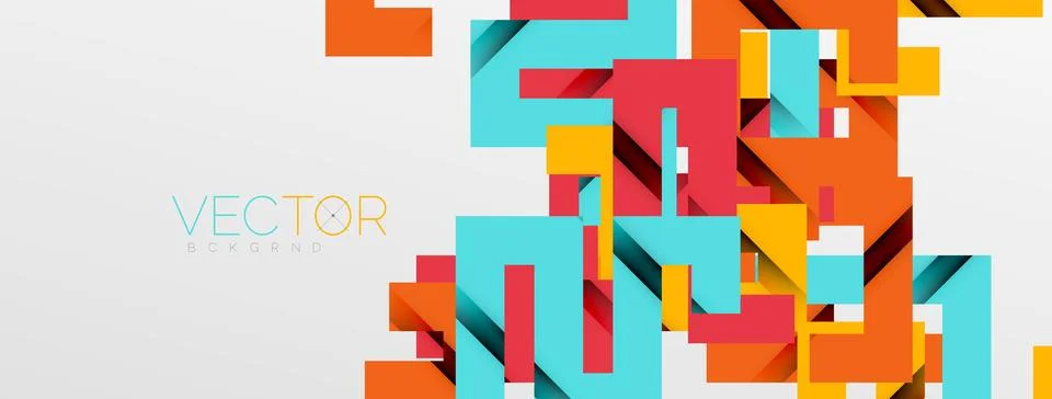 Color bend lines with shadow texture effect. Vector Illustration For Wallpaper Stock Illustration