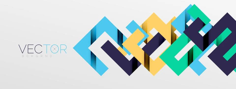 Color bend lines with shadow texture effect. Vector Illustration For Wallpaper Stock Illustration