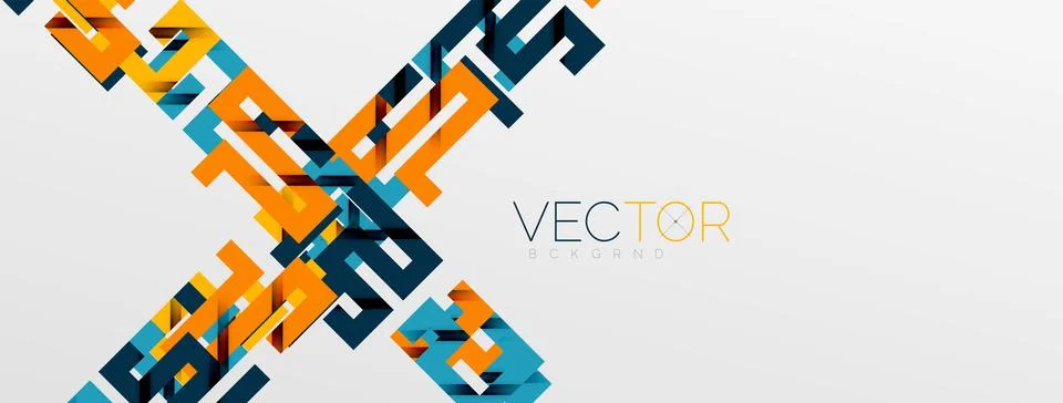 Color bend lines with shadow texture effect. Vector Illustration For Wallpaper Stock Illustration