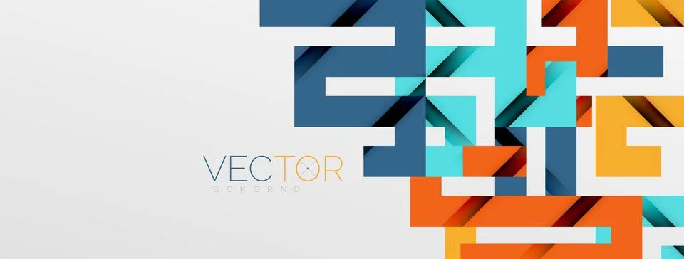 Color bend lines with shadow texture effect. Vector Illustration For Wallpaper Stock Illustration
