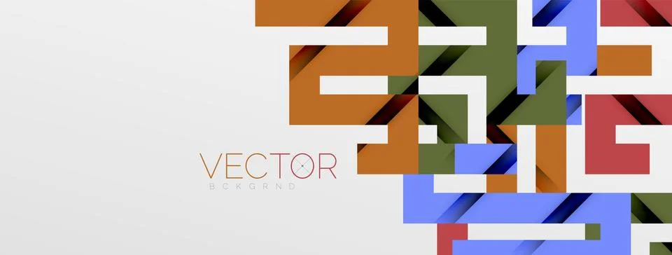 Color bend lines with shadow texture effect. Vector Illustration For Wallpaper Stock Illustration
