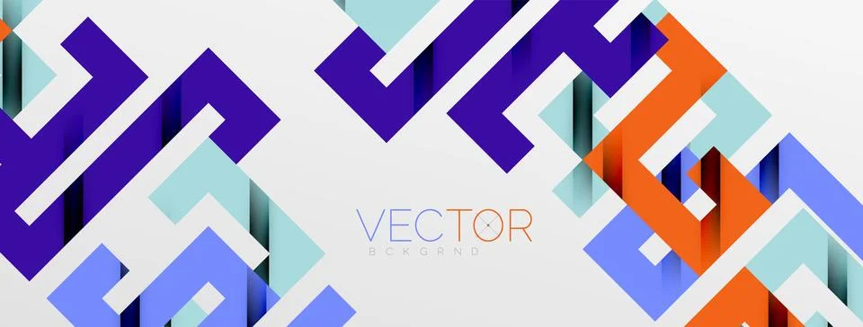 Color bend lines with shadow texture effect. Vector Illustration For Wallpaper Stock Illustration