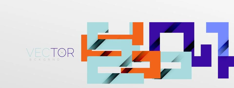 Color bend lines with shadow texture effect. Vector Illustration For Wallpaper Stock Illustration