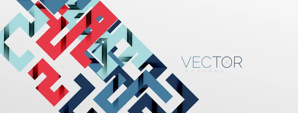 Color bend lines with shadow texture effect. Vector Illustration For Wallpaper Stock Illustration