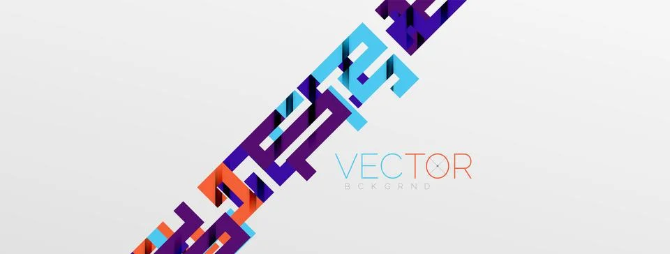Color bend lines with shadow texture effect. Vector Illustration For Wallpaper Stock Illustration