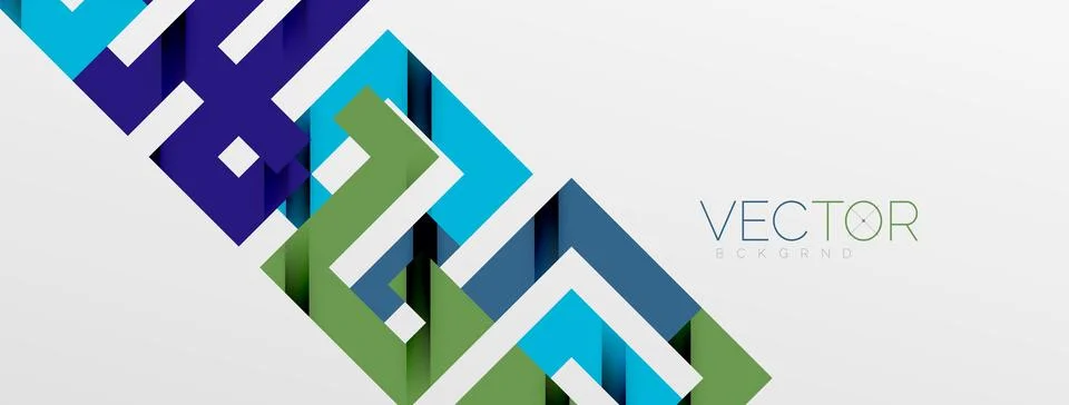 Color bend lines with shadow texture effect. Vector Illustration For Wallpaper Stock Illustration