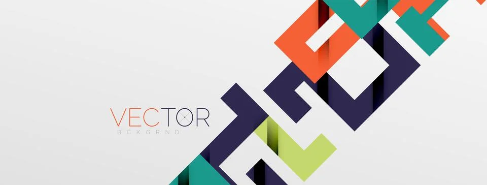 Color bend lines with shadow texture effect. Vector Illustration For Wallpaper Stock Illustration