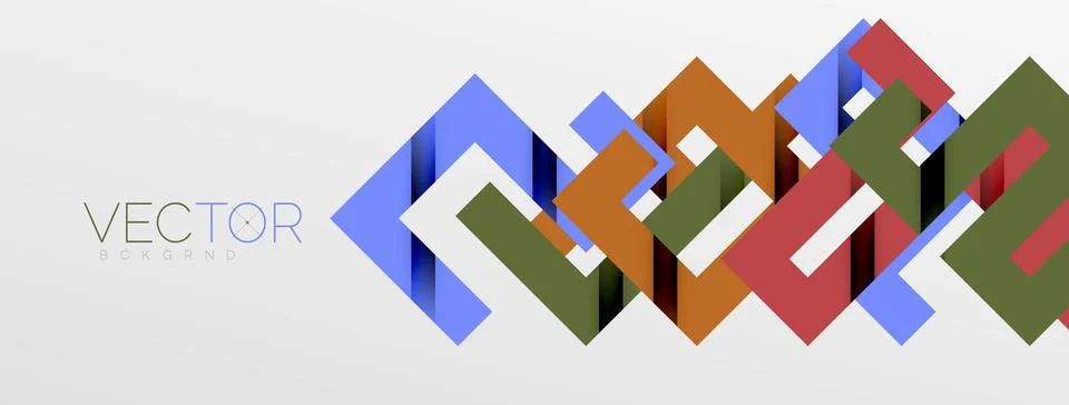 Color bend lines with shadow texture effect. Vector Illustration For Wallpaper Stock Illustration