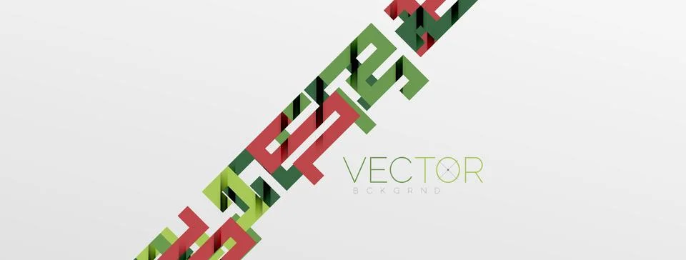 Color bend lines with shadow texture effect. Vector Illustration For Wallpaper Stock Illustration