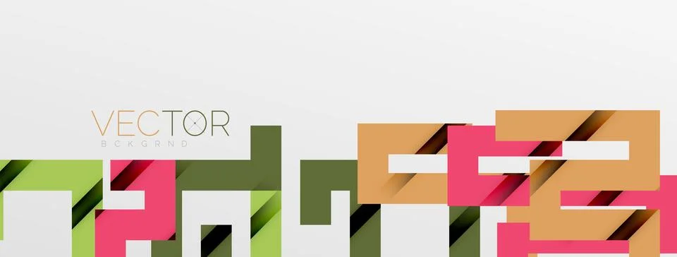 Color bend lines with shadow texture effect. Vector Illustration For Wallpaper Stock Illustration