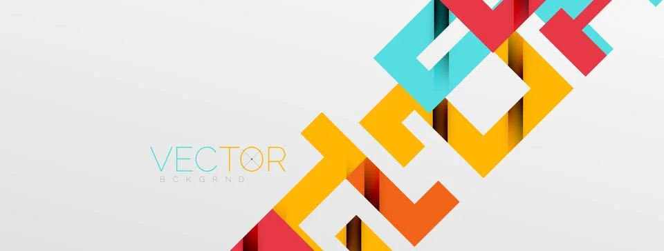 Color bend lines with shadow texture effect. Vector Illustration For Wallpaper Stock Illustration
