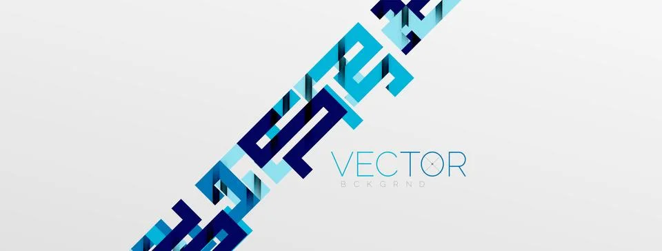 Color bend lines with shadow texture effect. Vector Illustration For Wallpaper Stock Illustration