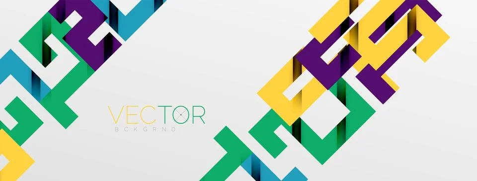 Color bend lines with shadow texture effect. Vector Illustration For Wallpaper Stock Illustration
