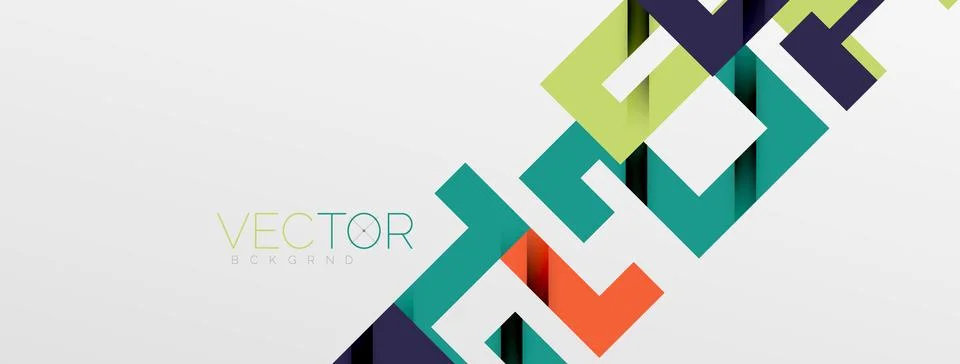 Color bend lines with shadow texture effect. Vector Illustration For Wallpaper Stock Illustration