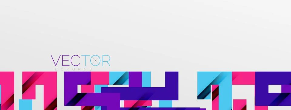 Color bend lines with shadow texture effect. Vector Illustration For Wallpaper Stock Illustration