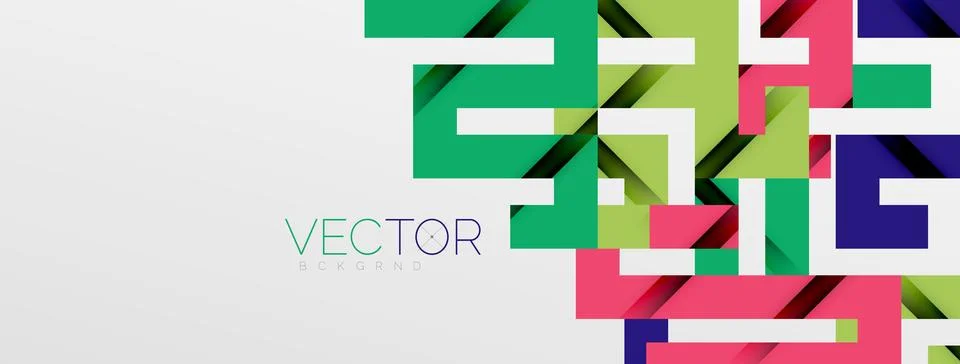 Color bend lines with shadow texture effect. Vector Illustration For Wallpaper Stock Illustration