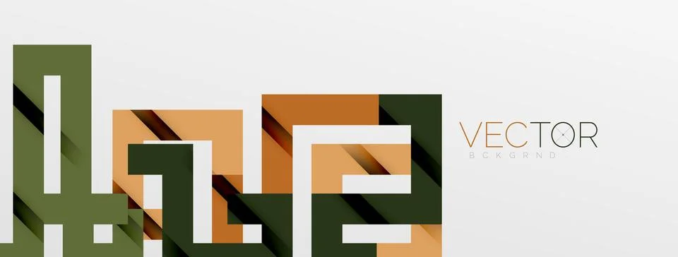 Color bend lines with shadow texture effect. Vector Illustration For Wallpaper Stock Illustration