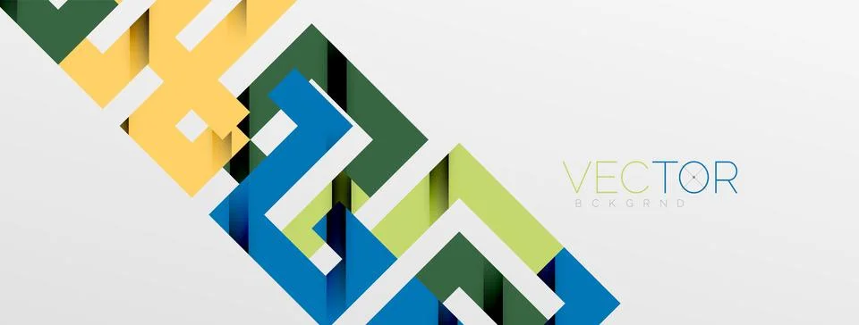 Color bend lines with shadow texture effect. Vector Illustration For Wallpaper Stock Illustration
