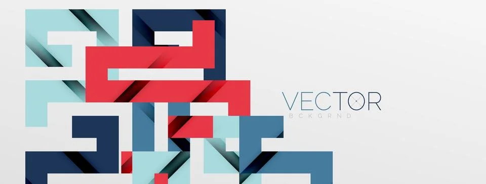 Color bend lines with shadow texture effect. Vector Illustration For Wallpaper Stock Illustration