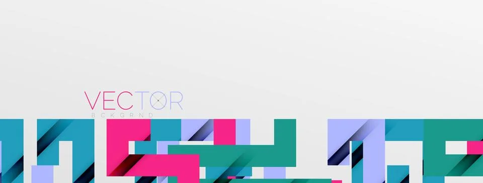 Color bend lines with shadow texture effect. Vector Illustration For Wallpaper Stock Illustration